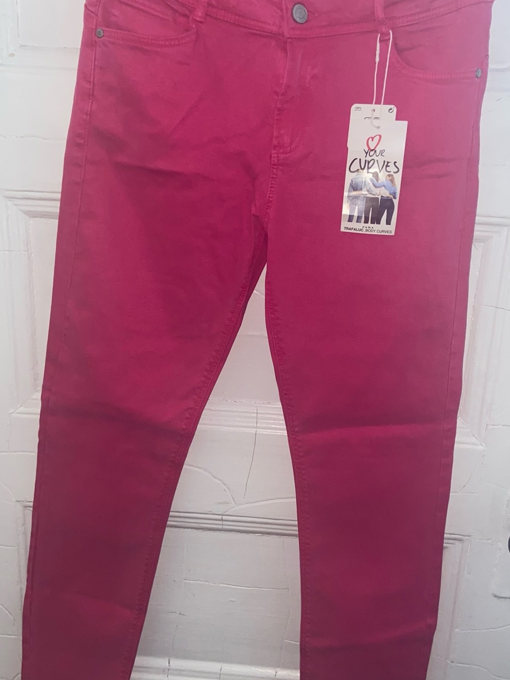 Zara Push Up Jeans in Bright Pink - Picture 8 of 9